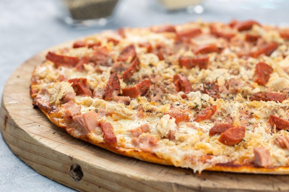 Pizza Pollo Chorizo
